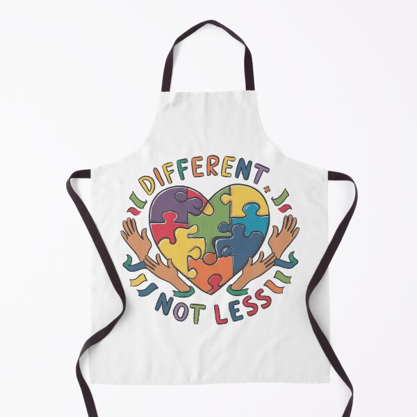 Item preview, Different Not Less: Autism Awareness Puzzle Heart designed and sold by behnay.
