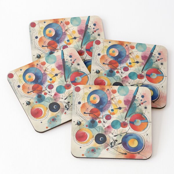 Item preview, Wassily Kandinsky Inspired Print designed and sold by PinUpPizzazz.