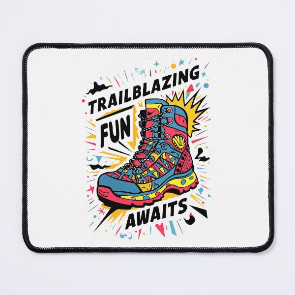 Item preview, TRAILBLAZING FUN AWAITS - Embark on Vibrant Adventures with Colorful Hiking Boots designed and sold by SplashTastic.
