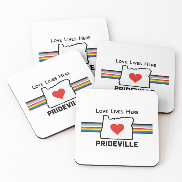Item preview, Love Lives Here: Prideville designed and sold by Prideville Oregon.