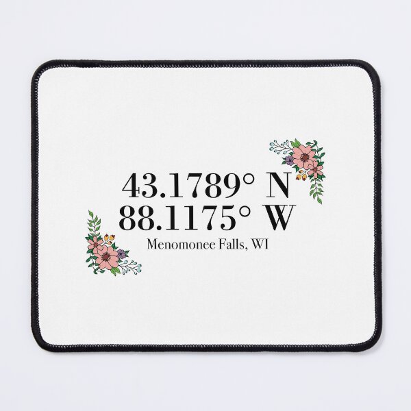 Item preview, Menomonee Falls, WI Coordinates designed and sold by mynameisliana.
