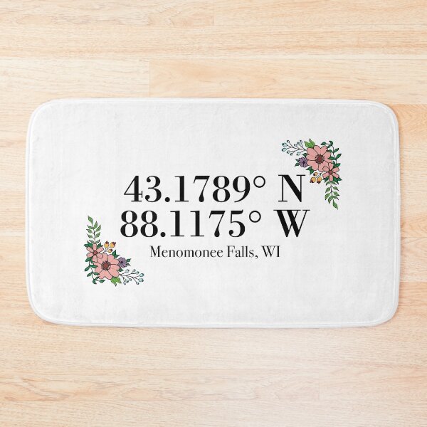 Item preview, Menomonee Falls, WI Coordinates designed and sold by mynameisliana.