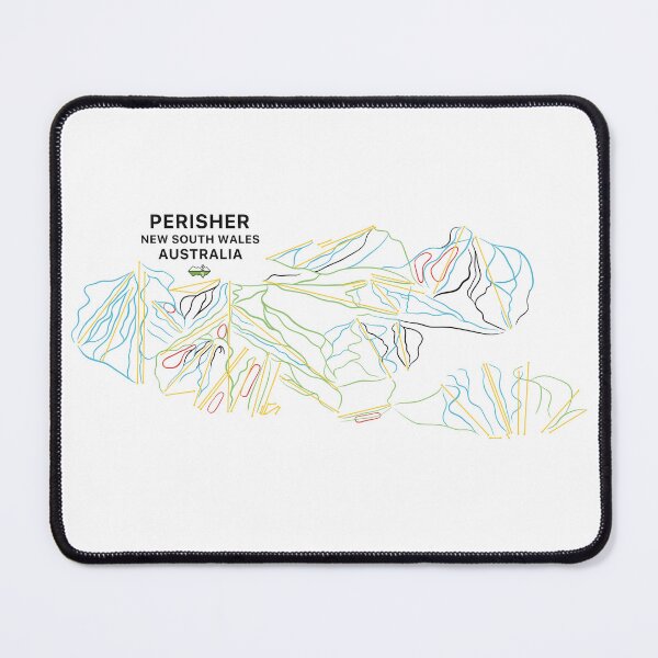 Item preview, Perisher - Australian Mountain Resort Skiing Trail Map designed and sold by Piste-and-Trail.