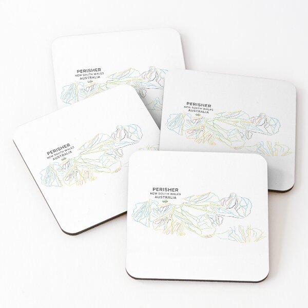 Item preview, Perisher - Australian Mountain Resort Skiing Trail Map designed and sold by Piste-and-Trail.
