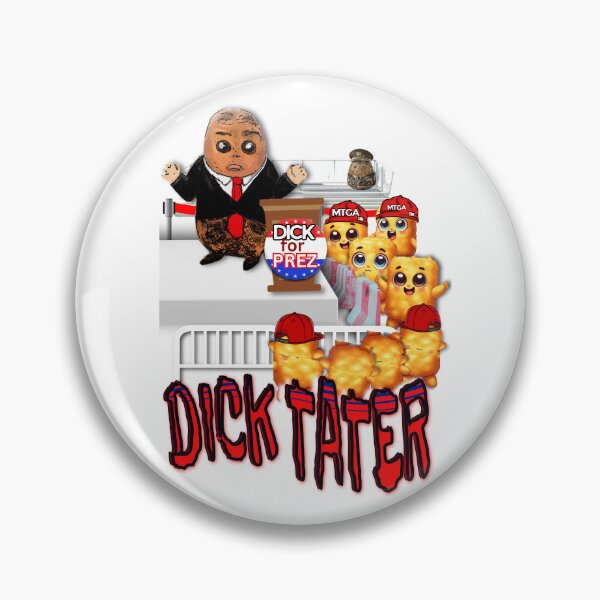 Item preview, Funny Potato Pun Dick Tater Politician Cartoon  designed and sold by FileStyle.