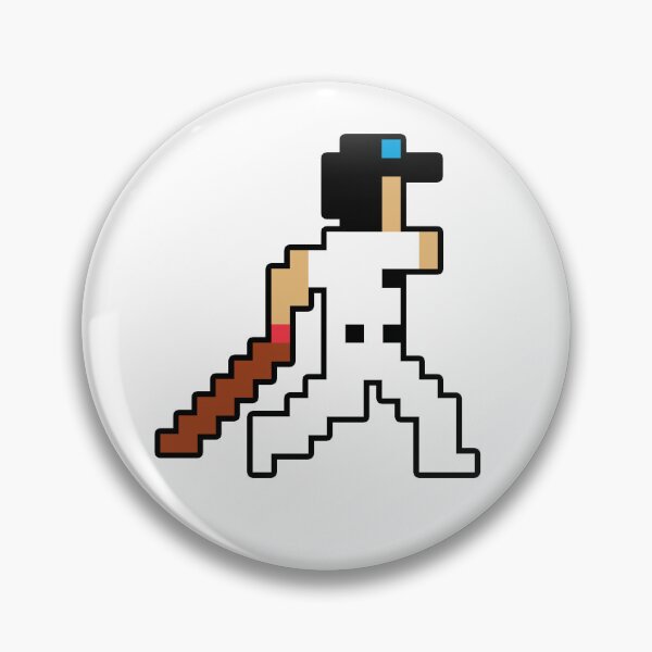 Item preview, Miami Retro Pixel Baseball Player designed and sold by Bo-Bros-Tees.