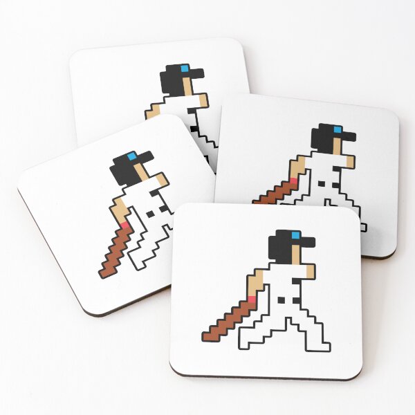 Item preview, Miami Retro Pixel Baseball Player designed and sold by Bo-Bros-Tees.