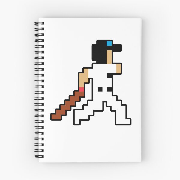 Item preview, Miami Retro Pixel Baseball Player designed and sold by Bo-Bros-Tees.
