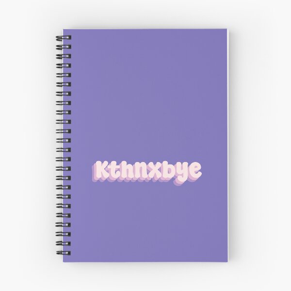 Item preview, Kthnxbye, typography designed and sold by Sakurafy.