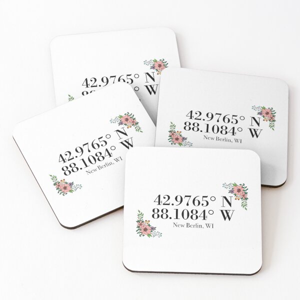 Item preview, New Berlin, WI Coordinates designed and sold by mynameisliana.