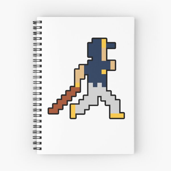 Artikelvorschau, Milwaukee Retro Pixel Baseballspieler entworfen und verkauft von Bo-Bros-Tees.