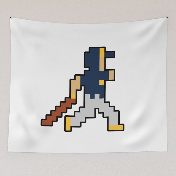 Item preview, Milwaukee Retro Pixel Baseball Player designed and sold by Bo-Bros-Tees.