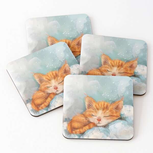 Item preview, Sleeping Kitten in the Clouds designed and sold by Brendon987.