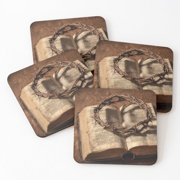 Item preview, Crown of thorns on a bible designed and sold by SavvySojourner.