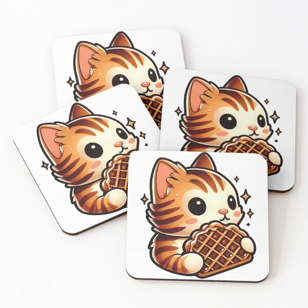 Item preview, Cute Waffle Cat designed and sold by TeeGleam.