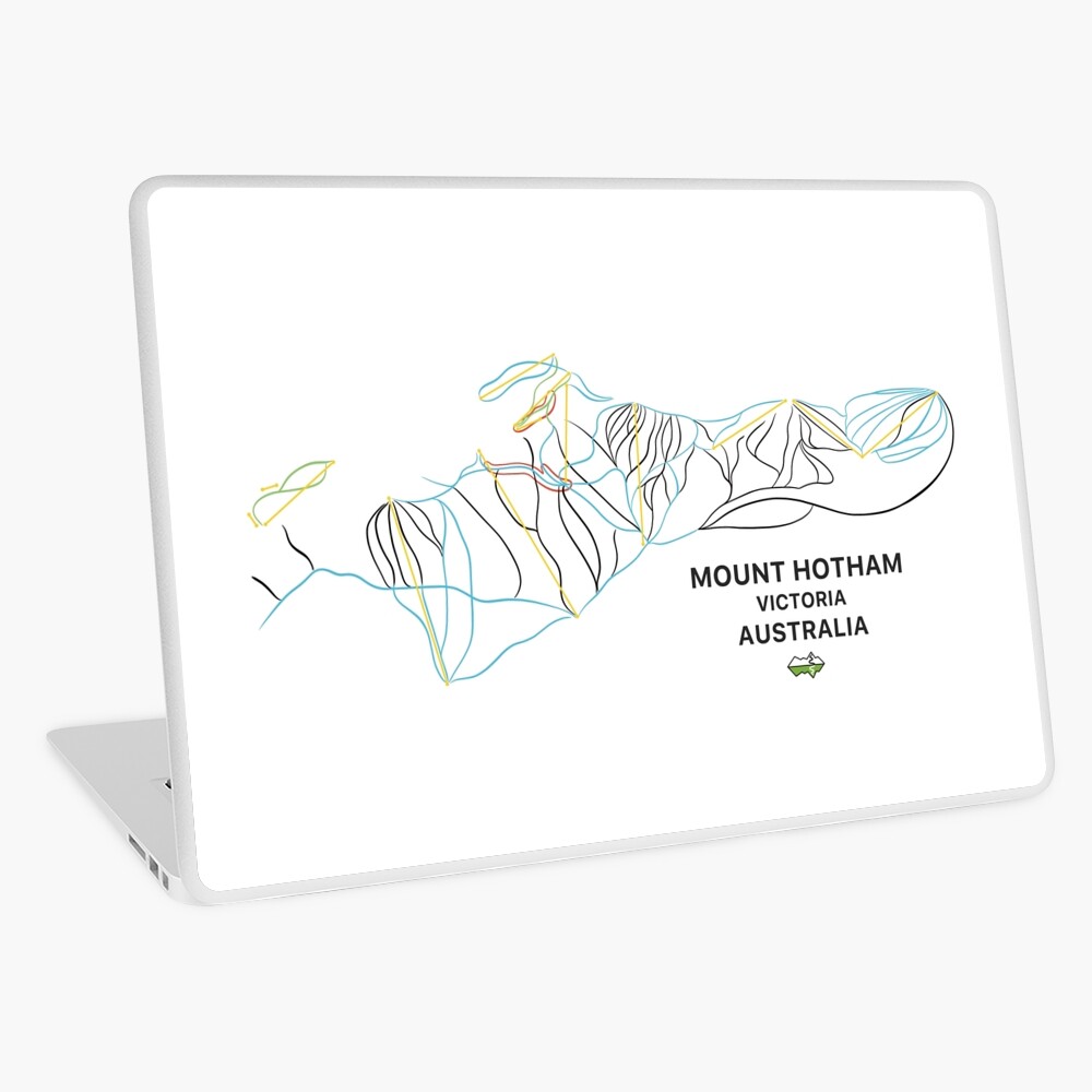 Item preview, Laptop Skin designed and sold by Piste-and-Trail.