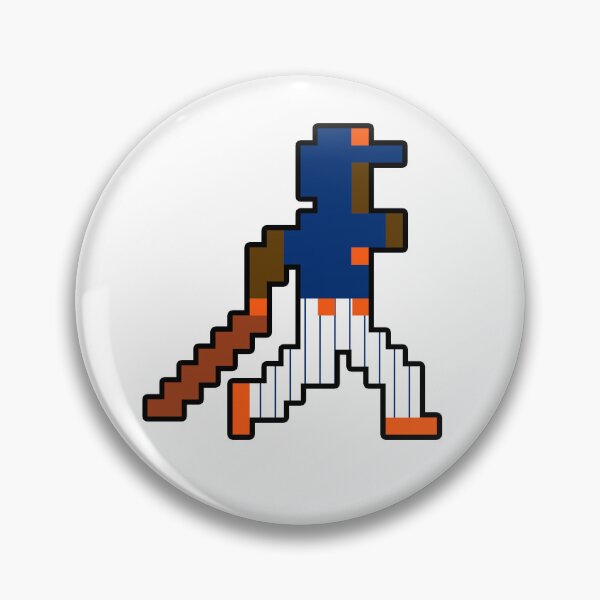 Item preview, New York Retro Pixel Baseball Player designed and sold by Bo-Bros-Tees.