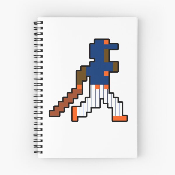Item preview, New York Retro Pixel Baseball Player designed and sold by Bo-Bros-Tees.