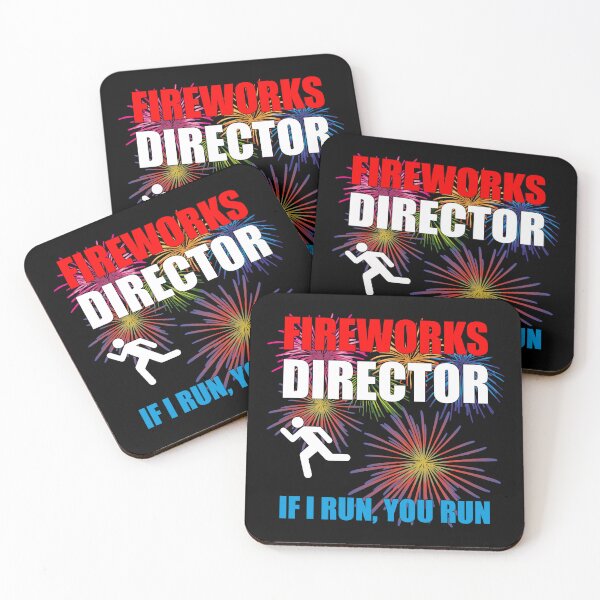 Item preview, Fireworks Director - If I Run You Run designed and sold by Cat Lady Designs.