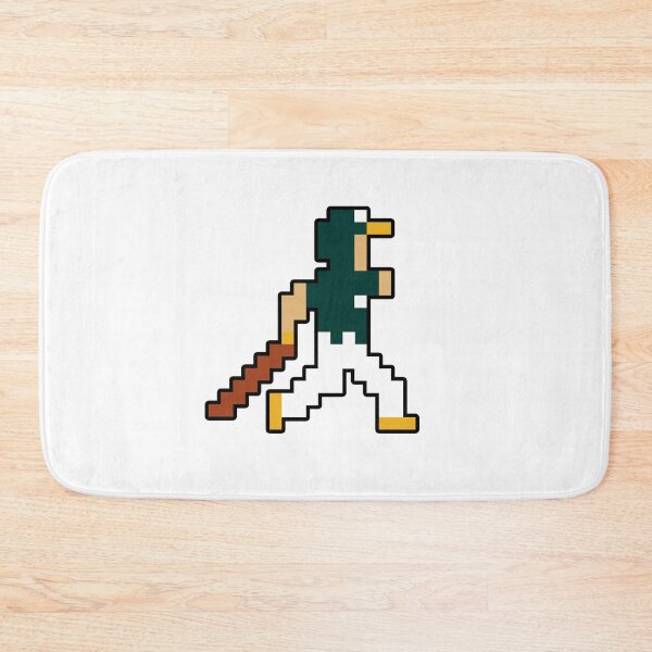Item preview, Oakland Retro Pixel Baseball Player designed and sold by Bo-Bros-Tees.