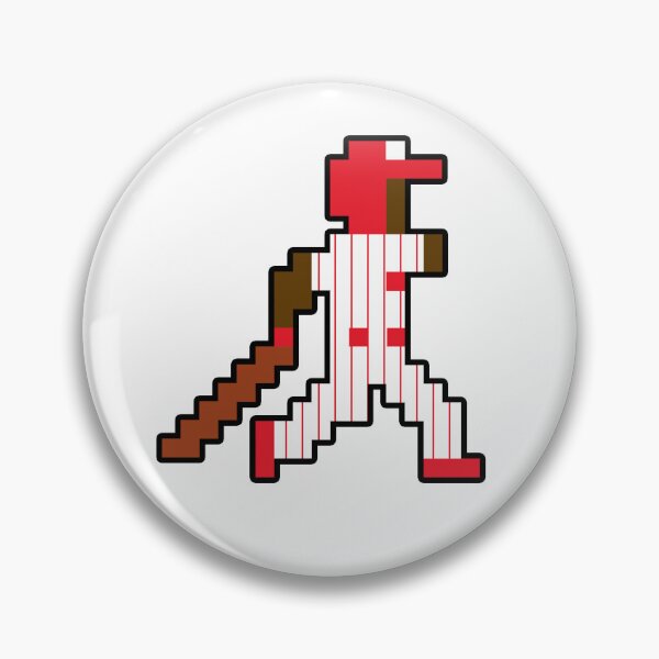 Item preview, Philadelphia Retro Pixel Baseball Player designed and sold by Bo-Bros-Tees.