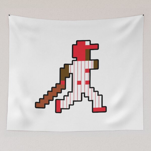 Item preview, Philadelphia Retro Pixel Baseball Player designed and sold by Bo-Bros-Tees.