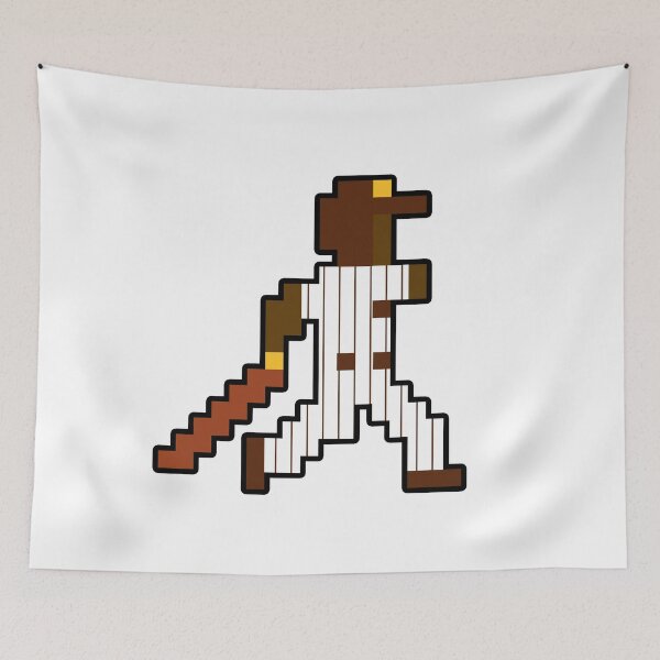 Item preview, San Diego Retro Pixel Baseball Player designed and sold by Bo-Bros-Tees.
