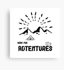 Born for Adtentures - Safari Canvas Print