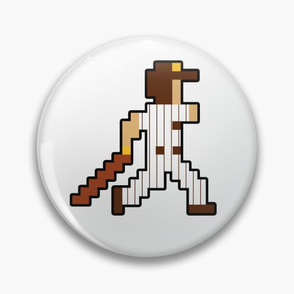 Item preview, San Diego Retro Pixel Baseball Player designed and sold by Bo-Bros-Tees.