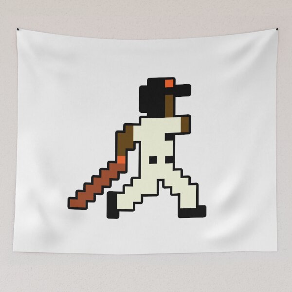 Item preview, San Francisco Retro Pixel Baseball Player designed and sold by Bo-Bros-Tees.
