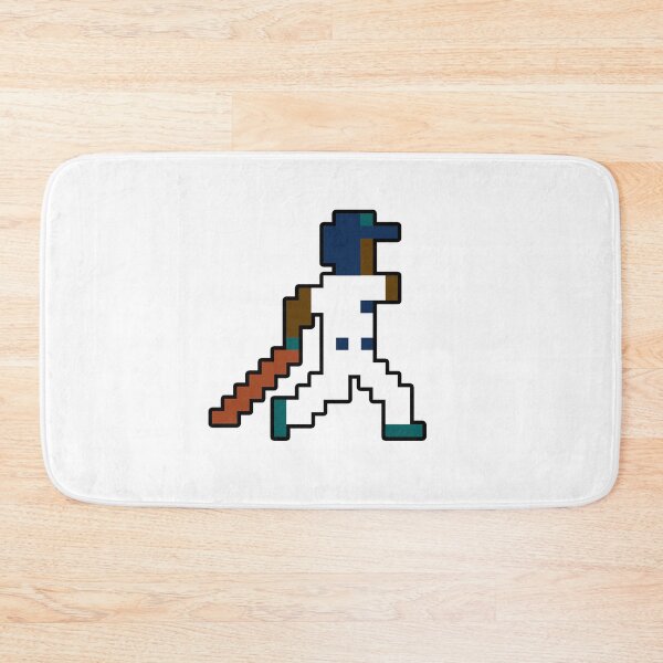 Item preview, Seattle Retro Pixel Baseball Player designed and sold by Bo-Bros-Tees.