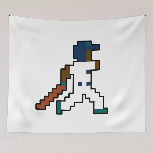 Item preview, Seattle Retro Pixel Baseball Player designed and sold by Bo-Bros-Tees.