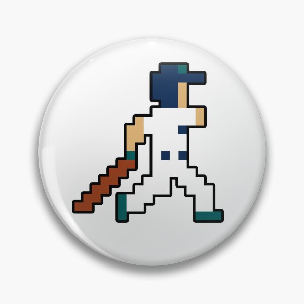 Item preview, Seattle Retro Pixel Baseball Player designed and sold by Bo-Bros-Tees.