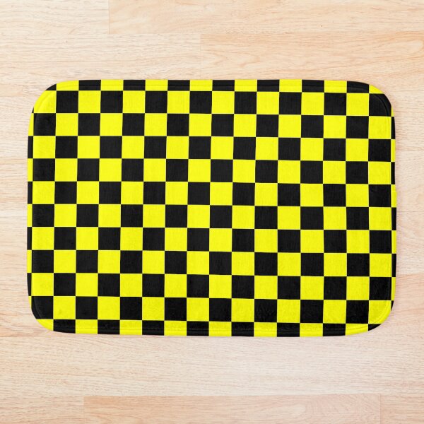 Item preview, Small Checkered - Black and Yellow designed and sold by JustPatterns2.