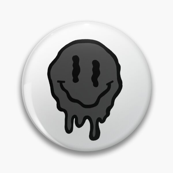 Item preview, Black Melted Smiley Face designed and sold by cristinaals.