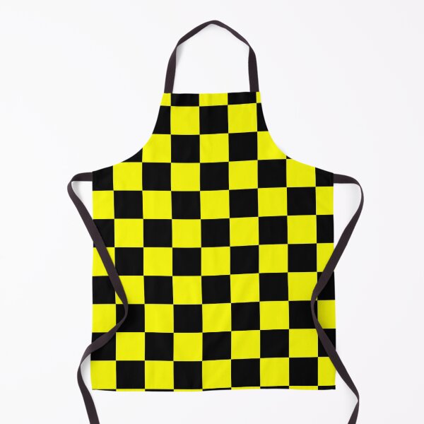 Item preview, Checkered - Black and Yellow designed and sold by JustPatterns2.