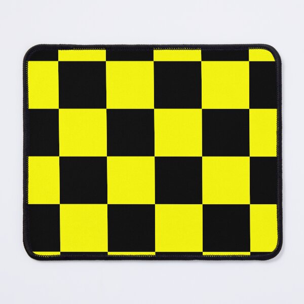 Item preview, Large Checkered - Black and Yellow designed and sold by JustPatterns2.