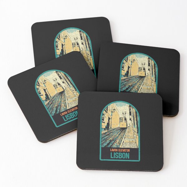 Item preview, Lavra Funicular Elevator Lisbon Illustration, Portugal designed and sold by Lemomo-artworks.