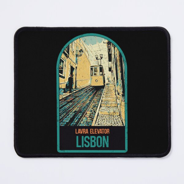 Item preview, Lavra Funicular Elevator Lisbon Illustration, Portugal designed and sold by Lemomo-artworks.