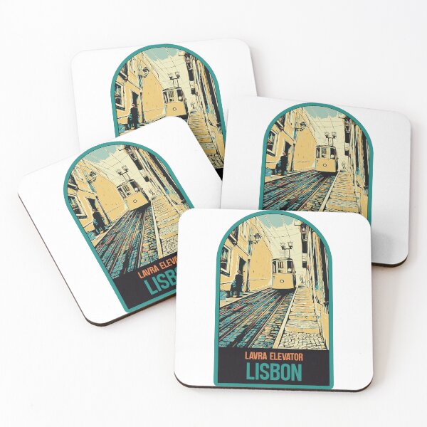 Item preview, Lavra Funicular Elevator Lisbon Illustration, Portugal designed and sold by Lemomo-artworks.