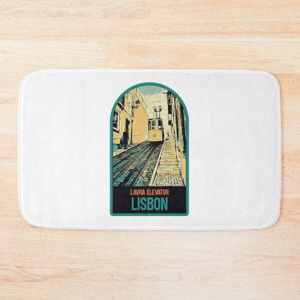 Item preview, Lavra Funicular Elevator Lisbon Illustration, Portugal designed and sold by Lemomo-artworks.