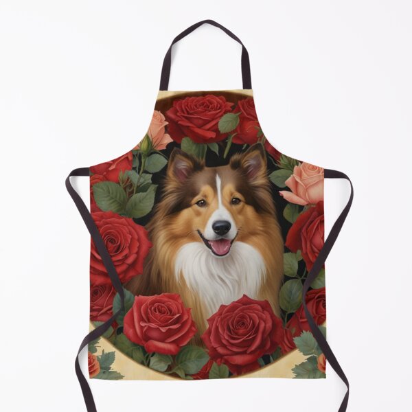 Item preview, Collie and red roses designed and sold by Astralia.