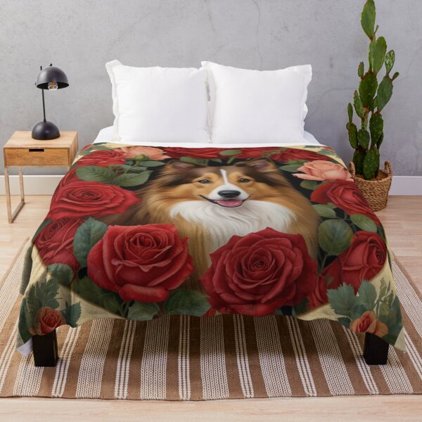 Item preview, Collie and red roses designed and sold by Astralia.