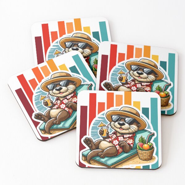 Item preview, otter beach vacation designed and sold by aliraweb.