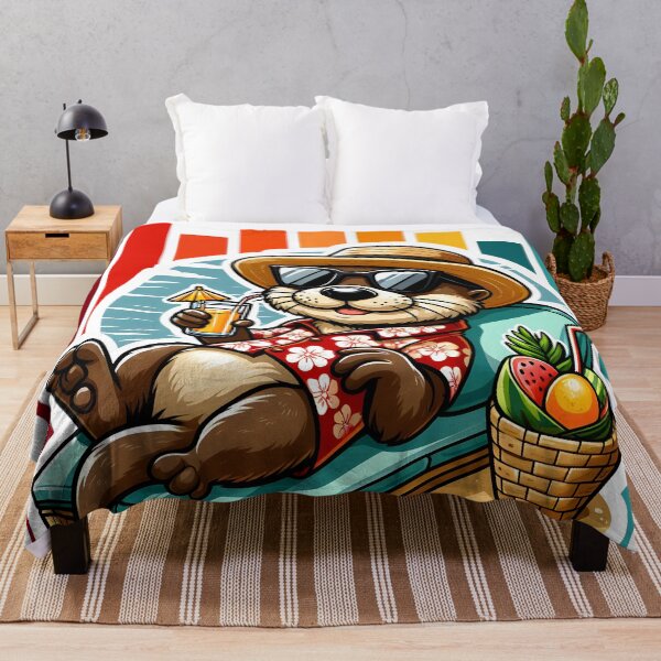 Item preview, otter beach vacation designed and sold by aliraweb.
