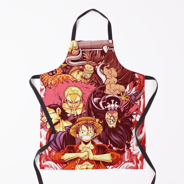 Item preview, Anime Vintage Monkey D. Luffy and the Straw Hat Pirates vs The Worst Generation Battle for the One Piece Ancient Japanese Art designed and sold by Matt_Smith.