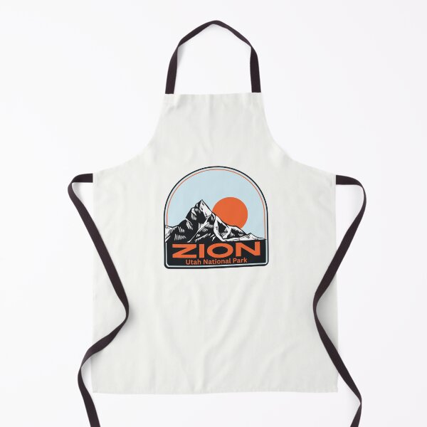 Item preview, Utah Zion National Park Retro Hand Drawing Sunset T-shirt Sticker designed and sold by ThinkNature!.