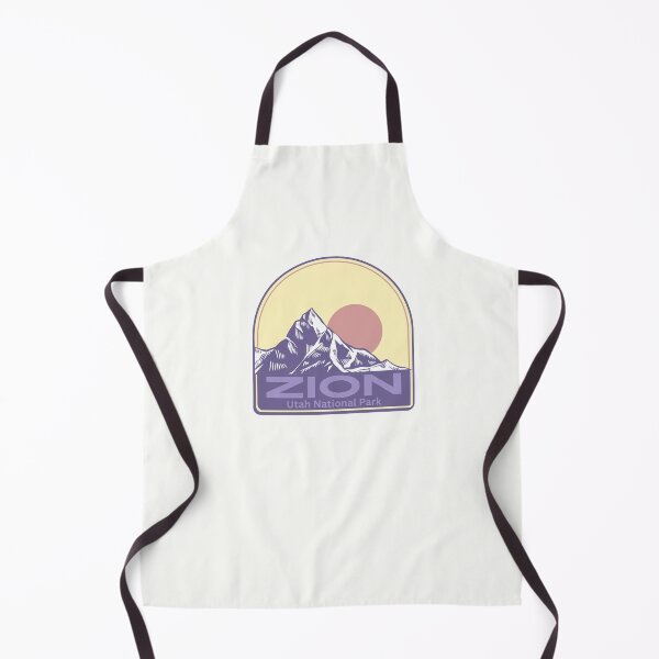 Item preview, Utah Zion National Park Retro Hand Drawing Sunset T-shirt Sticker designed and sold by ThinkNature!.