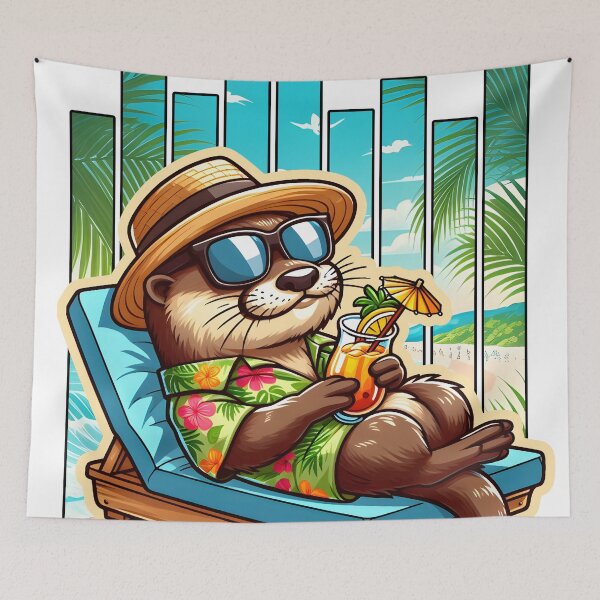 Item preview, otter vacation designed and sold by aliraweb.