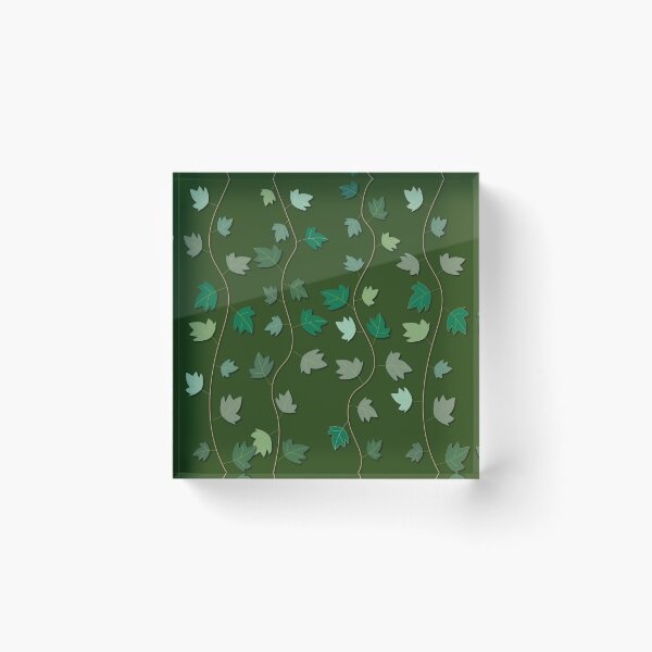 Item preview, green background ivy pattern designed and sold by wonghong.